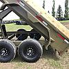 Ranger Green 2027 Double A 14' Excel Dump Trailer