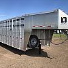 2027 Duralite 7.5x30' Trail Drive (90") Aluminum Stock Trailer Wide Side Door
