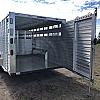 2027 Duralite 7.5x30' Trail Drive (90") Aluminum Stock Trailer Wide Side Door