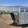 2027 Duralite 7.5x30' Trail Drive (90") Aluminum Stock Trailer Wide Side Door