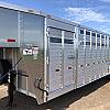 2027 Duralite 7.5x30' Trail Drive (90") Aluminum Stock Trailer Wide Side Door