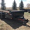 Black 2027 Double A 14' Excel Dump Trailer