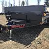 Black 2027 Double A 14' Excel Dump Trailer