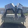 Black 2027 Double A 32' Pro Gooseneck Flatdeck Trailer
