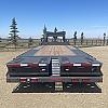 Black 2027 Double A 32' Pro Gooseneck Flatdeck Trailer