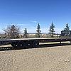 Black 2027 Double A 32' Pro Gooseneck Flatdeck Trailer