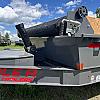 Metallic Charcoal 2027 Double A 14' Excel Dump Trailer w/ Telescopic Ram