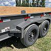 Metallic Charcoal 2027 Double A 14' Excel Dump Trailer w/ Telescopic Ram