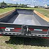 Metallic Charcoal 2027 Double A 14' Excel Dump Trailer w/ Telescopic Ram