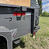 Metallic Charcoal 2027 Double A 14' Excel Dump Trailer w/ Telescopic Ram