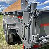 Metallic Charcoal 2027 Double A 14' Excel Dump Trailer w/ Telescopic Ram