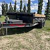 Metallic Charcoal 2027 Double A 14' Excel Dump Trailer w/ Telescopic Ram