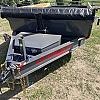 Metallic Charcoal 2027 Double A 14' Excel Dump Trailer w/ Telescopic Ram
