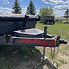 Metallic Charcoal 2027 Double A 14' Excel Dump Trailer w/ Telescopic Ram