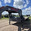 Charcoal 2027 Double A 30' Pro Gooseneck Flatdeck Trailer