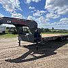 Charcoal 2027 Double A 30' Pro Gooseneck Flatdeck Trailer