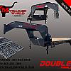 Charcoal 2027 Double A 30' Pro Gooseneck Flatdeck Trailer