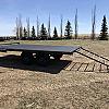 Black 2027 Rainbow Trailers 14' Express Deck Above