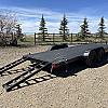 Black 2027 Rainbow Trailers 20' Express Car & Equipment Trailer