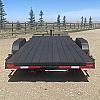 Black 2027 Rainbow Trailers 20' HD Equipment Trailer - Slide Out Ramps
