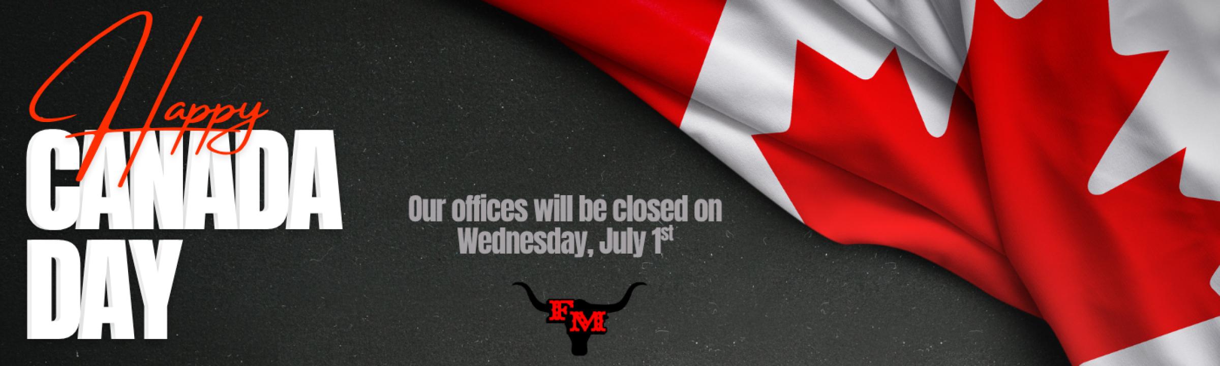 Canada Day - Closed