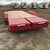 Red 2027 Double A 22' Pro Series Equipment Trailer