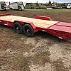 Red 2027 Double A 22' Pro Series Equipment Trailer