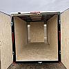 Black 2027 Prairie Road 6'x12' Cargo Trailer Tandem Axle Barn Doors