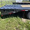 Black 2027 Double A 30' Pro Gooseneck Flatdeck Trailer 2x10,000 lb Axles at FM Trailer World