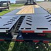 Black 2027 Double A 30' Pro Gooseneck Flatdeck Trailer 2x10,000 lb Axles at FM Trailer World