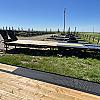 Black 2027 Double A 30' Pro Gooseneck Flatdeck Trailer 2x10,000 lb Axles at FM Trailer World
