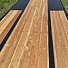 Black 2027 Double A 30' Pro Gooseneck Flatdeck Trailer 2x10,000 lb Axles at FM Trailer World