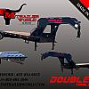 Black 2027 Double A 30' Pro Gooseneck Flatdeck Trailer 2x10,000 lb Axles at FM Trailer World