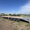 Ansi Grey 2027 Double A 32' Pro Gooseneck Flatdeck Trailer