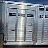 Alum 2027 Duralite 8'x25' Trail Drive (96"x25') Aluminum Stock Trailer 54" Wide Side Door