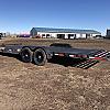 Black 2027 Rainbow Trailers 22' Excursion Tilt Deck Trailer