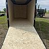 Charcoal 2027 Prairie Road 7'x16' Cargo Trailer Tandem Sport V Nose Charcoal Ramp Door 2x3500 lb Axles at FM Trailer World