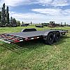 Black 2027 Rainbow Trailers 20' Excursion Tilt Deck Trailer