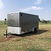 Charcoal 2025 Prairie Road 6'x12' Cargo Trailer Single Axle Barn Door 1x3500 lb Axle at FM Trailer World