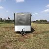 Charcoal 2025 Prairie Road 6'x12' Cargo Trailer Single Axle Barn Door 1x3500 lb Axle at FM Trailer World