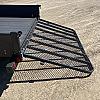 Black 2027 Rainbow Trailers 7'x12' Express Utility Trailer Solid Sides