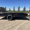 Black 2027 Rainbow Trailers 7'x12' Express Utility Trailer Solid Sides