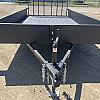 Black 2027 Rainbow Trailers 7'x12' Express Utility Trailer Solid Sides