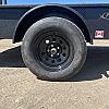 Black 2027 Rainbow Trailers 7'x12' Express Utility Trailer Solid Sides