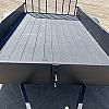 Black 2027 Rainbow Trailers 7'x12' Express Utility Trailer Solid Sides