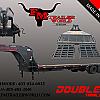 Charcoal 2027 Double A 32' Pro Gooseneck Flatdeck Trailer 2x10,000 lb Axles at FM Trailer World