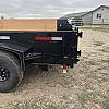 Black 2027 Double A 14' Excel Dump Trailer w/ Telescopic Ram 2x7,000 lb Axles at FM Trailer World
