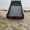 Black 2027 Double A 14' Excel Dump Trailer w/ Telescopic Ram 2x7,000 lb Axles at FM Trailer World