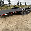 Black 2027 Rainbow Trailers 20' Excursion Tilt Deck Trailer 2x7000 lb Axles at FM Trailer World