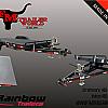 Black 2027 Rainbow Trailers 20' Excursion Tilt Deck Trailer 2x7000 lb Axles at FM Trailer World
